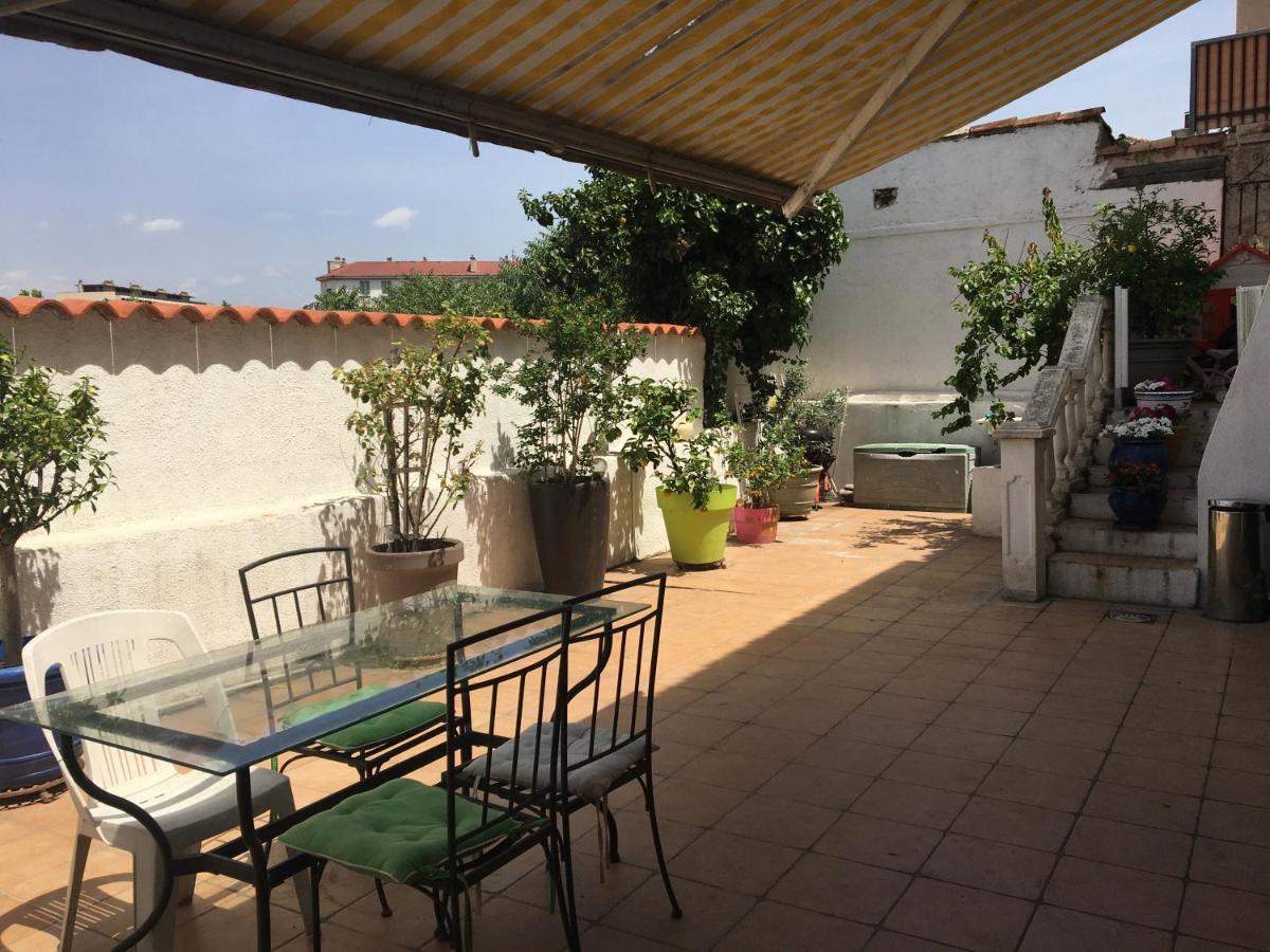 Maison 3 chambres gde terrasse proche vieux port et sncf Marseille Extérieur photo