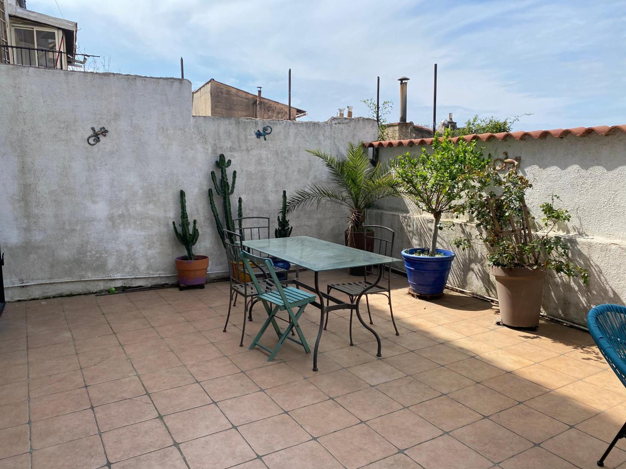 Maison 3 chambres gde terrasse proche vieux port et sncf Marseille Extérieur photo