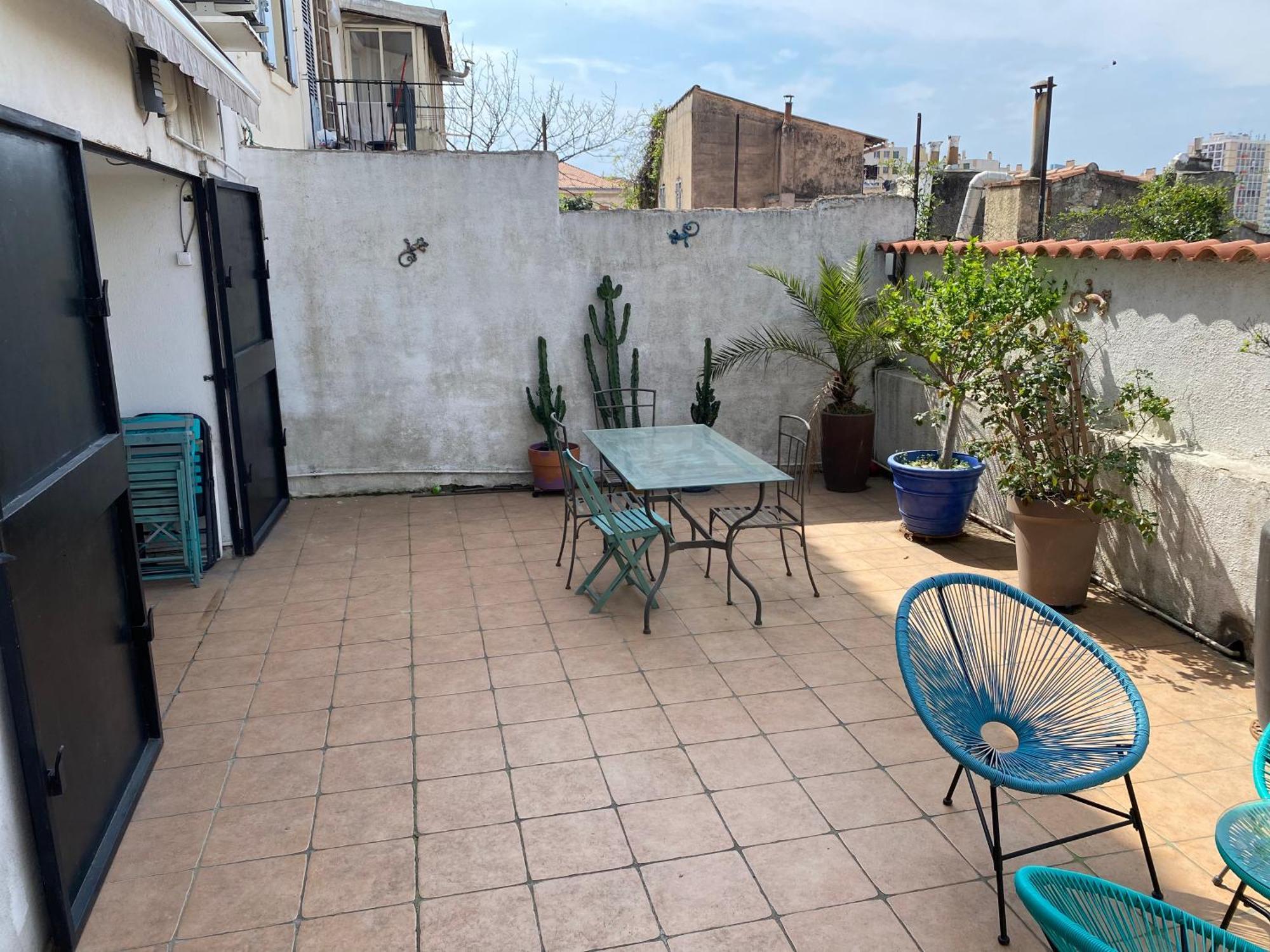 Maison 3 chambres gde terrasse proche vieux port et sncf Marseille Extérieur photo